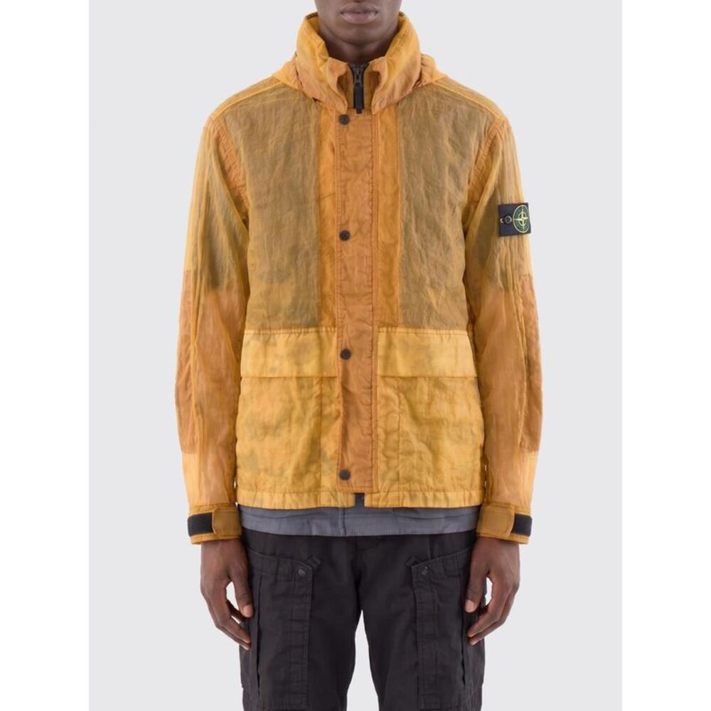 Stone Island Jacket Men Orange